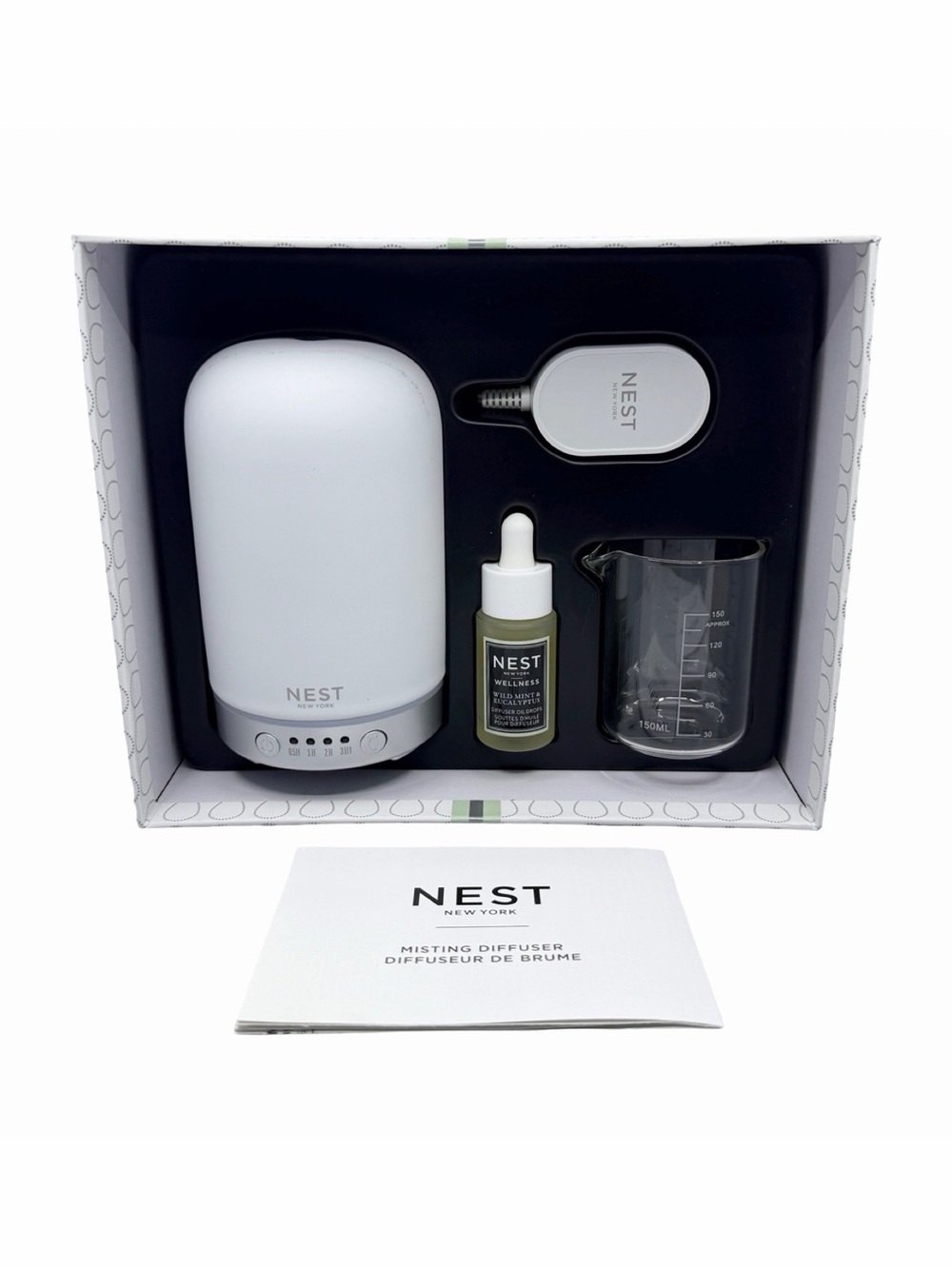 NEST New York Wellness Misting Diffuser Set - Mint & Eucalyptus